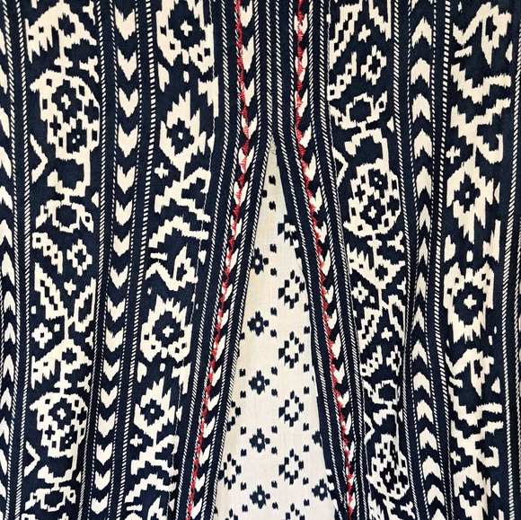 Women's Blouse Shirt Top Tank Sleeveless Krista Lee Print Embroidery Boho Rayon - Picture 8 of 13